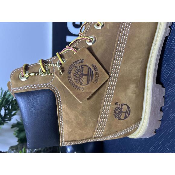 Timberland 6” Premium Boot Wheat Size 8.5W 10360 3640, LKE - Picture 3 of 13